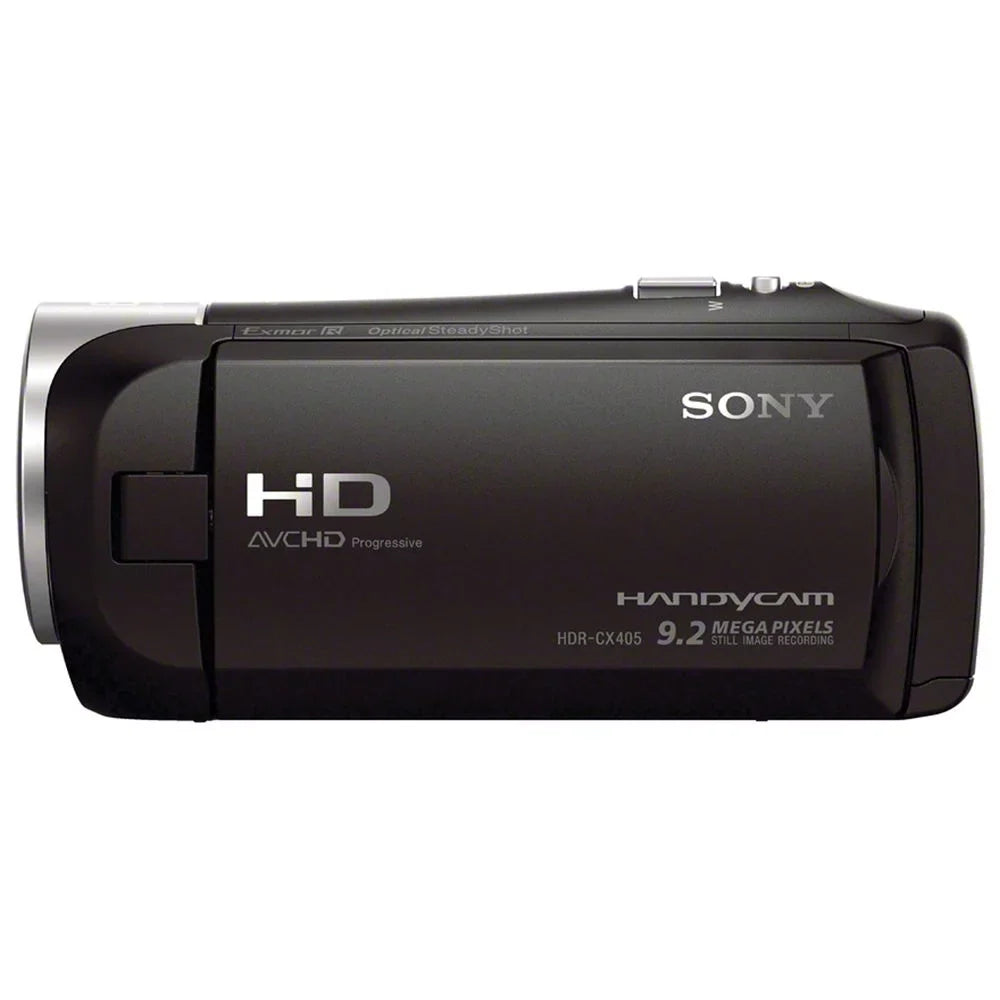 HDR-CX405 HD Handycam + Extra Battery +Tripod + 1 Yr Warranty -64GB Kit