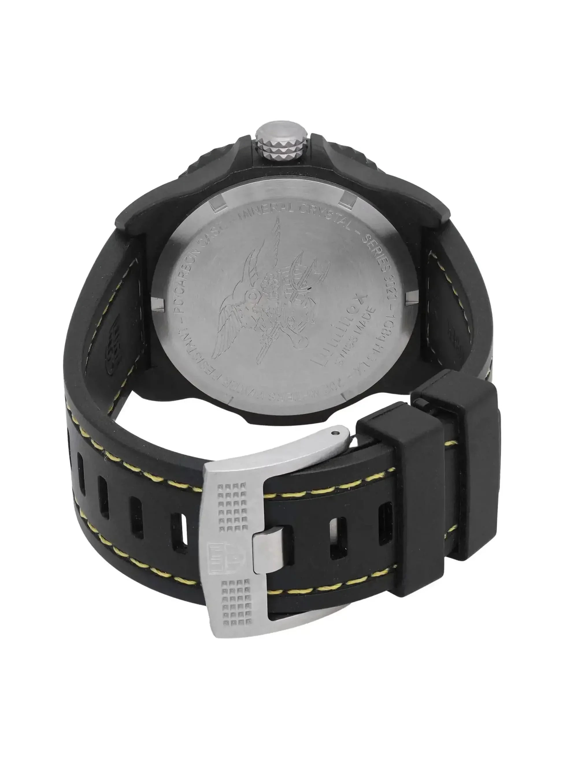 Pre-owned Luminox Navy Seal Coronado 44mm Carbon Quartz Watch XS.3025 (Good)