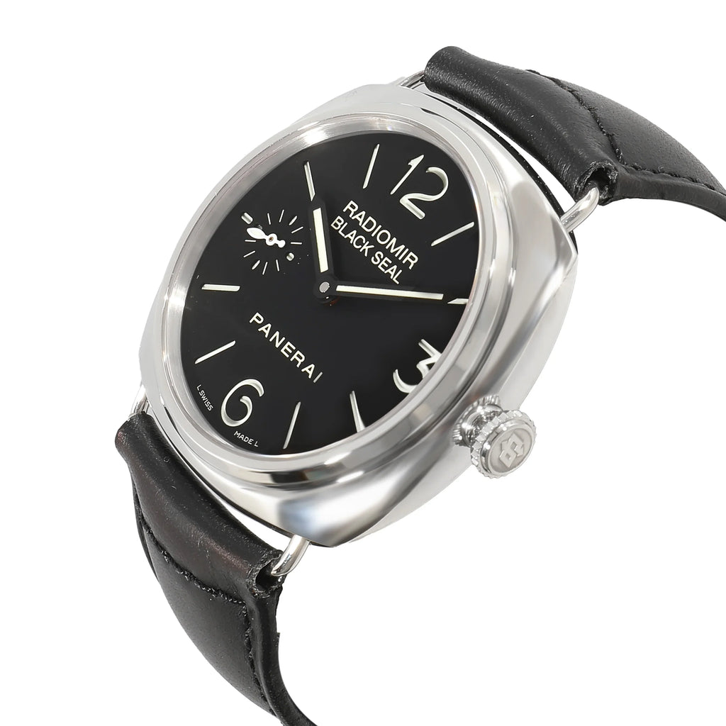 Panerai Radiomir Dark Seal PAM00183 Men's Watch in Stainless Steel Pre-Owned