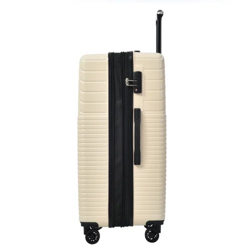 Zateety Hardshell Luggage Sets 3 Piece double spinner 8 wheels Suitcase with TSA Lock Mass 20''24''28''