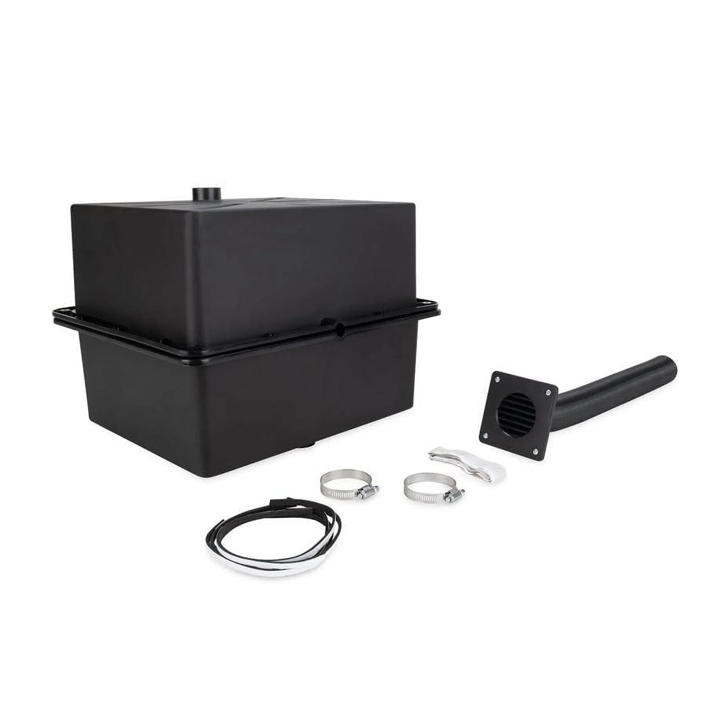 Camco Vented Camper/RV Standard Battery Box | Holds (1) Group 24 Battery for Marine/Trailer Use | 14-7/8" x 9-5/8" x 10-1/4" (55371)
