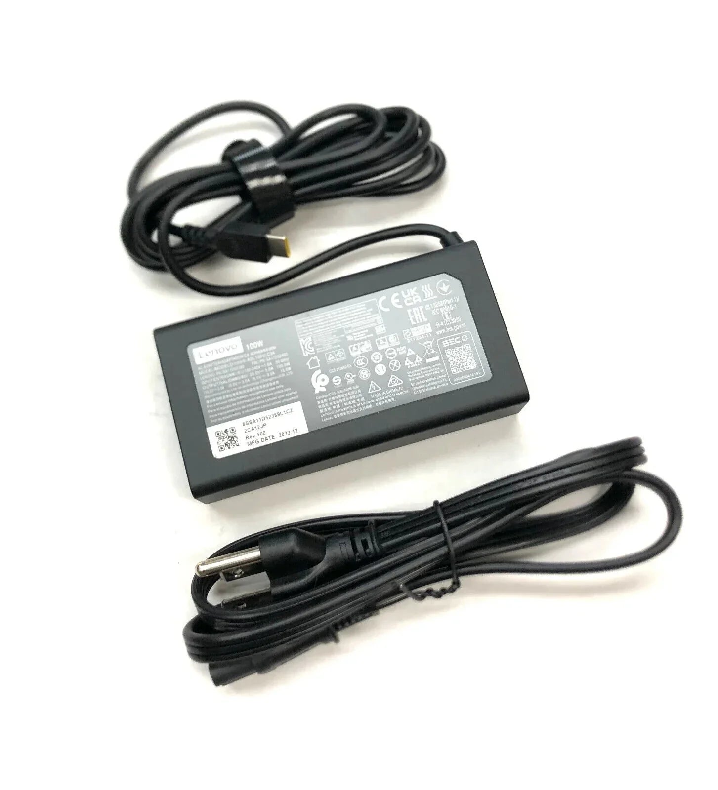 New Genuine Ideapad Yoga Thinkpad 100W AC Adapter ADL100YAC3A 5A11D52402