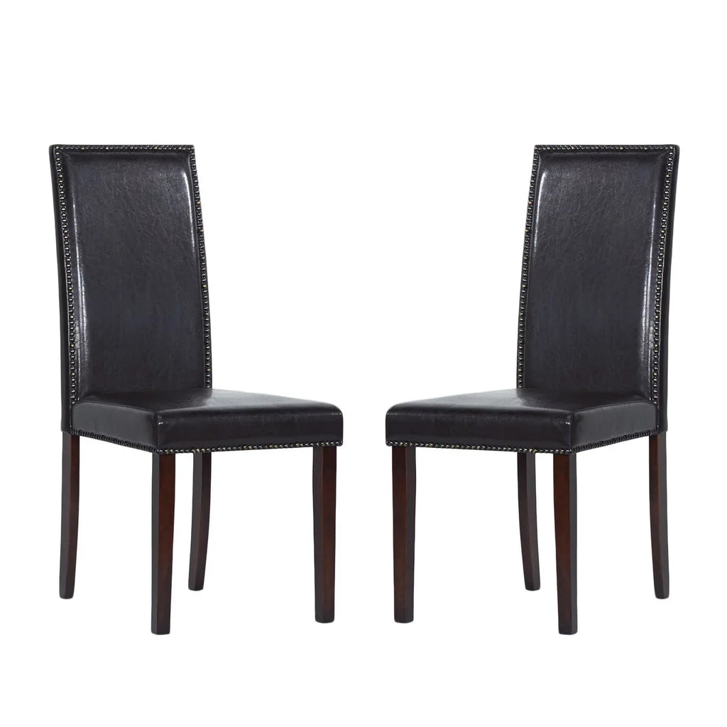 Warehouse of Tiffany Blazing Brown Dining Chairs (Set of 2)