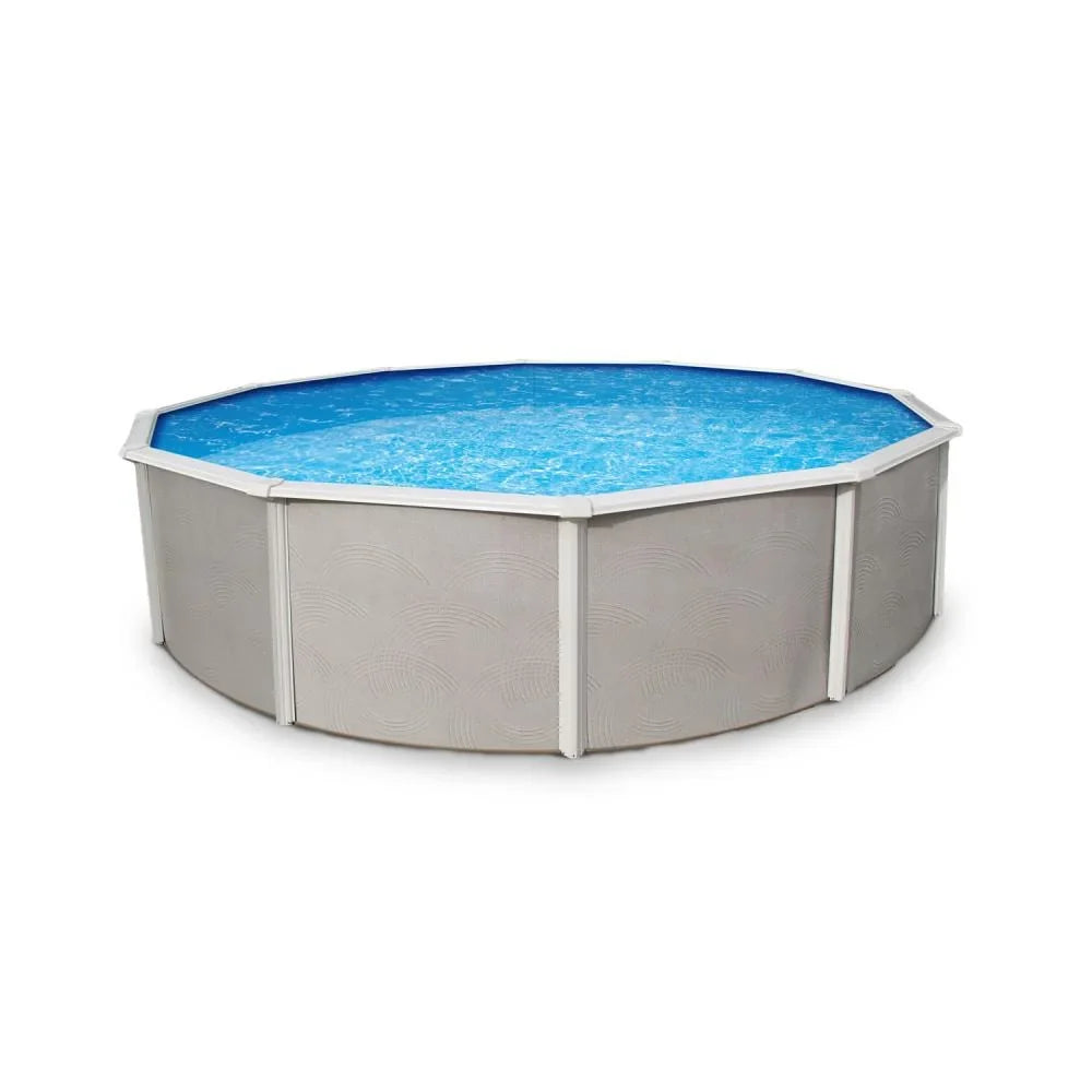 BlueWave Products ABOVE GROUND POOLS NB2528 24' Round 52" Belize Steel Pool