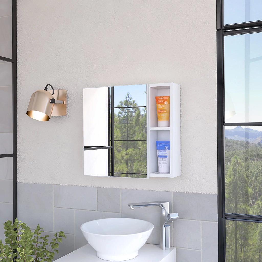 Elegant 2-Shelf Medicine Cabinet - 24.25 | Style Upgrade