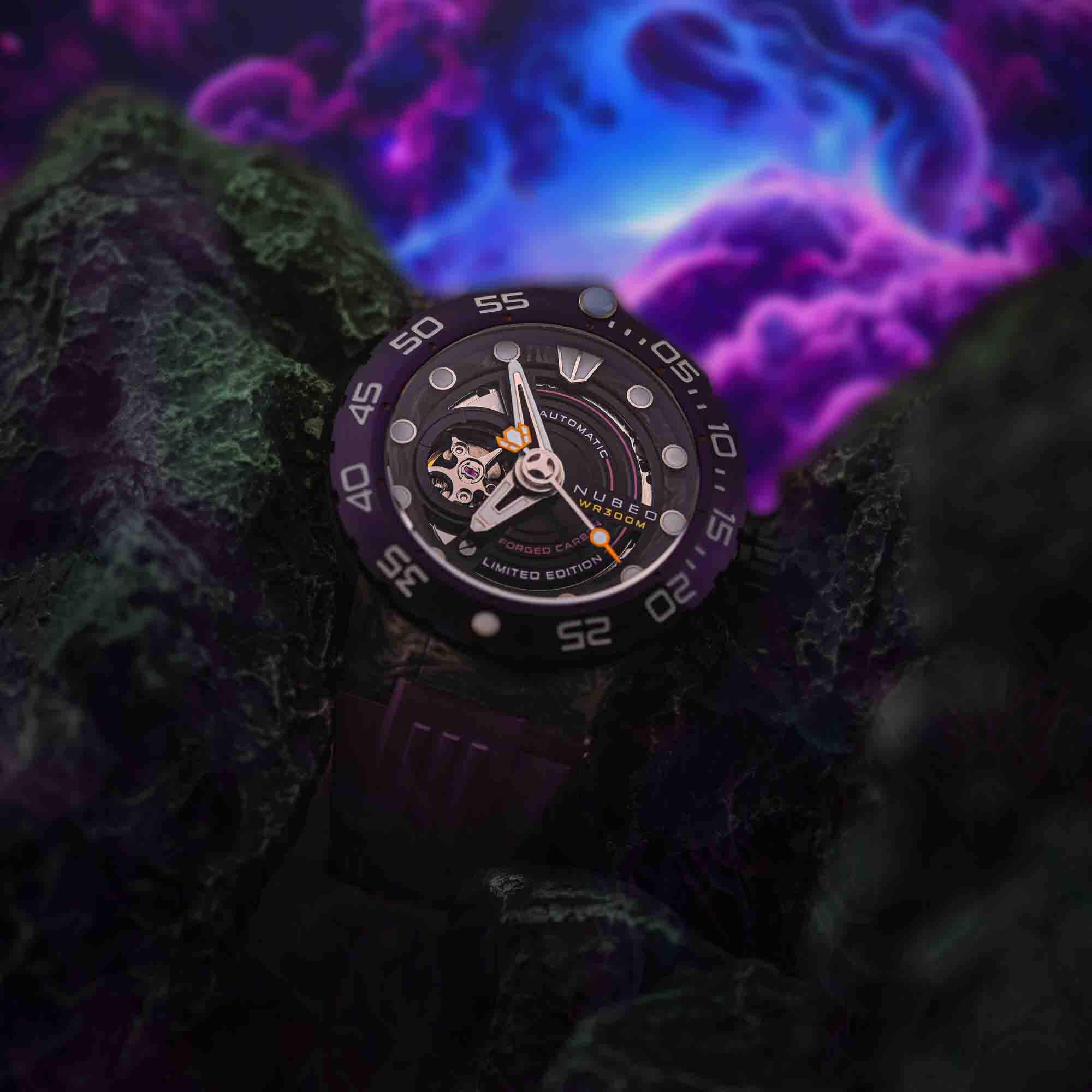Nubeo Opportunity Automatic Forged Carbon Fiber Purple Limited Edition