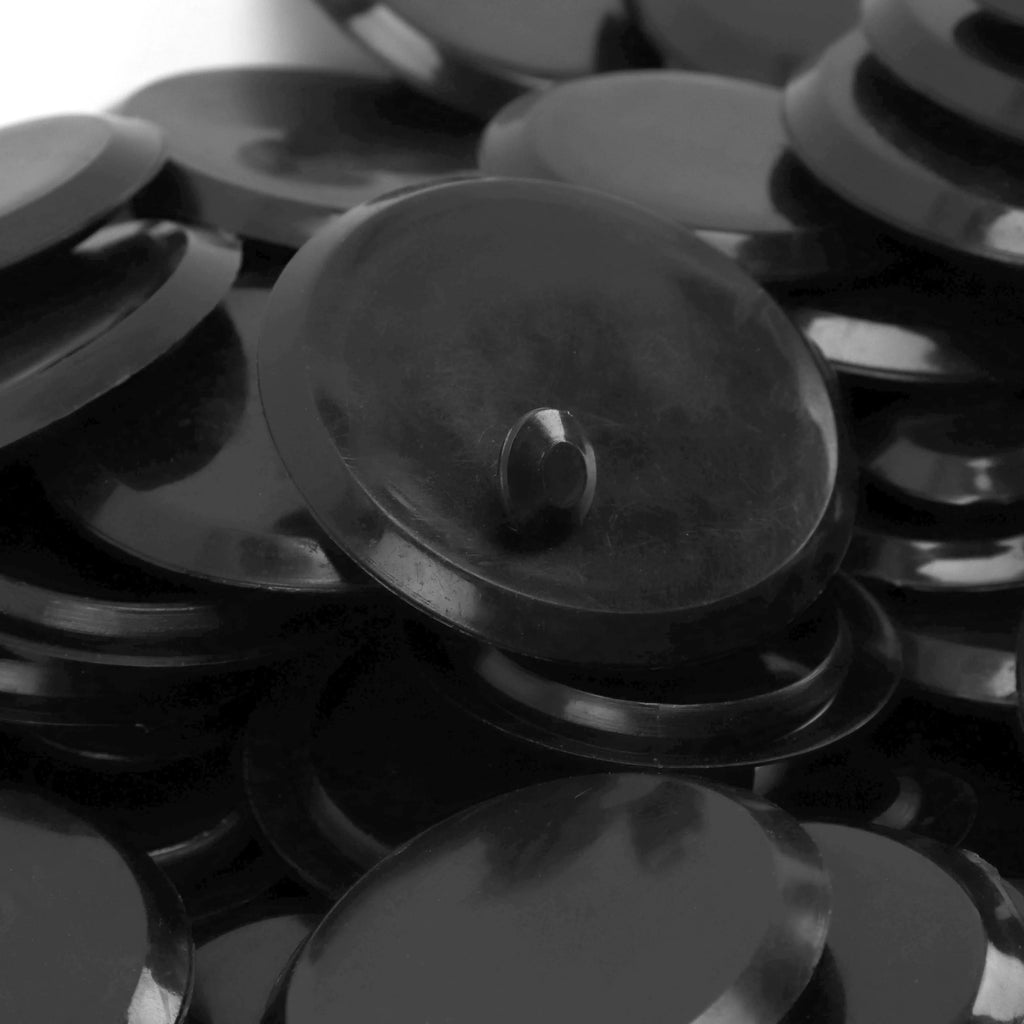 Red Hound Auto 1000 Piece Flush Mount Ebony Hole Plug Assortment for Auto Body and Sheet Metal Assorted Sizes for 1/4, 3/8, 1/2, 3/4, 1, 1-1/4, 1-1/2, 1-3/4 and 2 Inch Holes