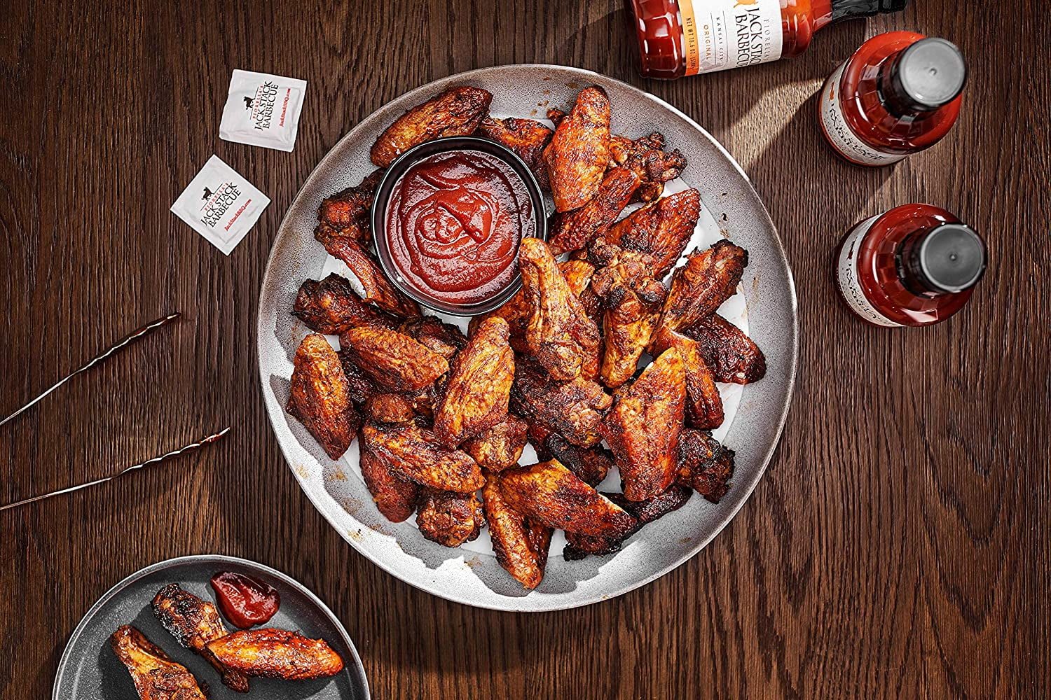 Jack Stack Barbecue Spicy Sauce - Kansas City BBQ Sauce - Spicy Smoked KC BBQ Sauce