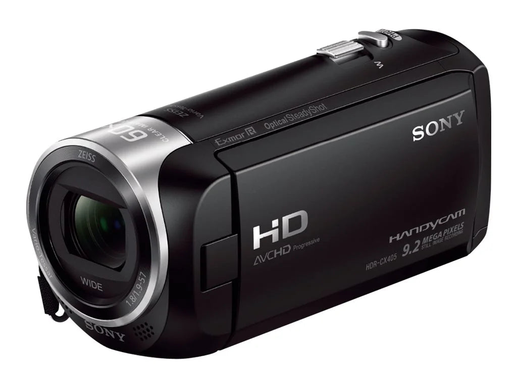 Handycam HDR-CX405 - Camcorder - 1080p - 2.51 MP - 30x optical zoom - Carl Zeiss - flash card - Jet