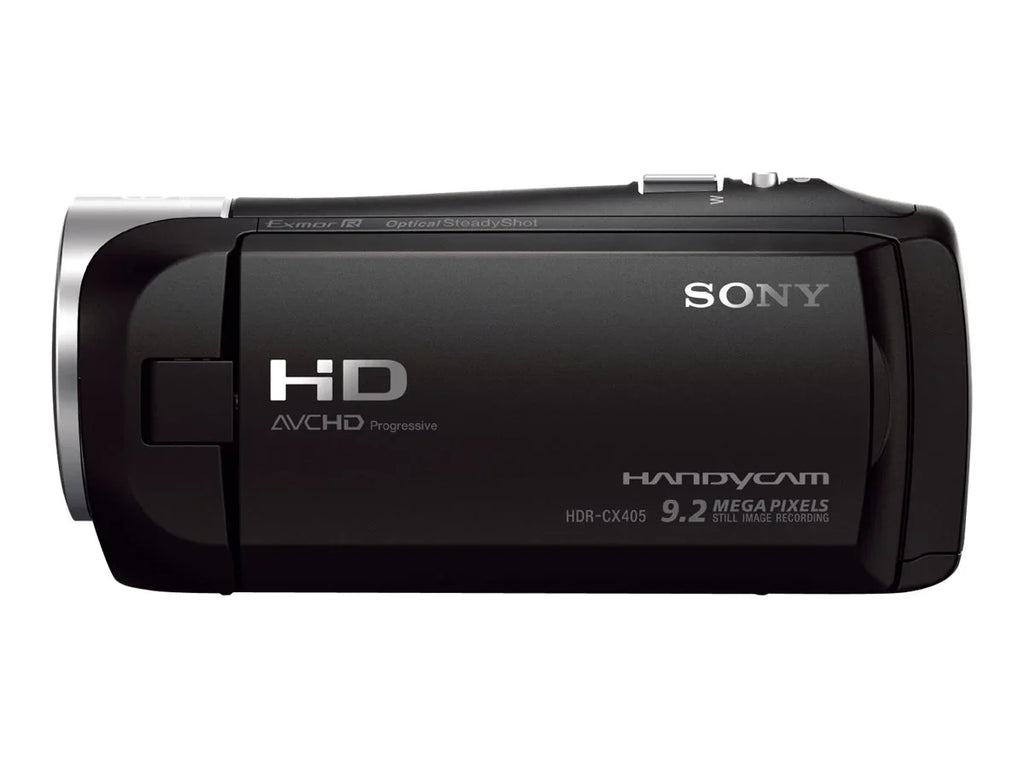 Handycam HDR-CX405 - Camcorder - 1080p - 2.51 MP - 30x optical zoom - Carl Zeiss - flash card - Jet