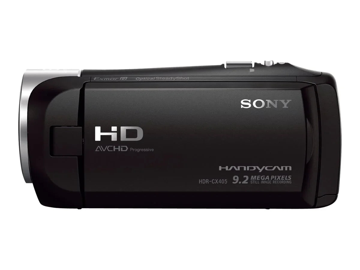 Handycam HDR-CX405 - Camcorder - 1080p - 2.51 MP - 30x optical zoom - Carl Zeiss - flash card - Jet