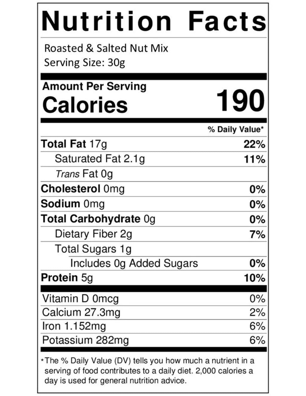 Roasted Salted Nut mix