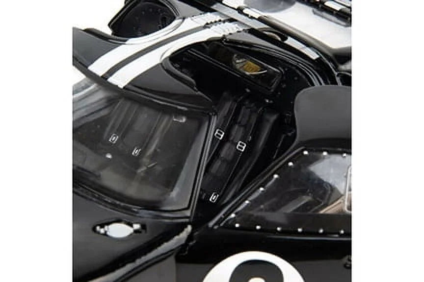 1966 Ford GT-40 MK II #2 After Race (Dirty Version, Ebony - Shelby Collectibles SC431BK - 1/18 scale Diecast Model Toy Car