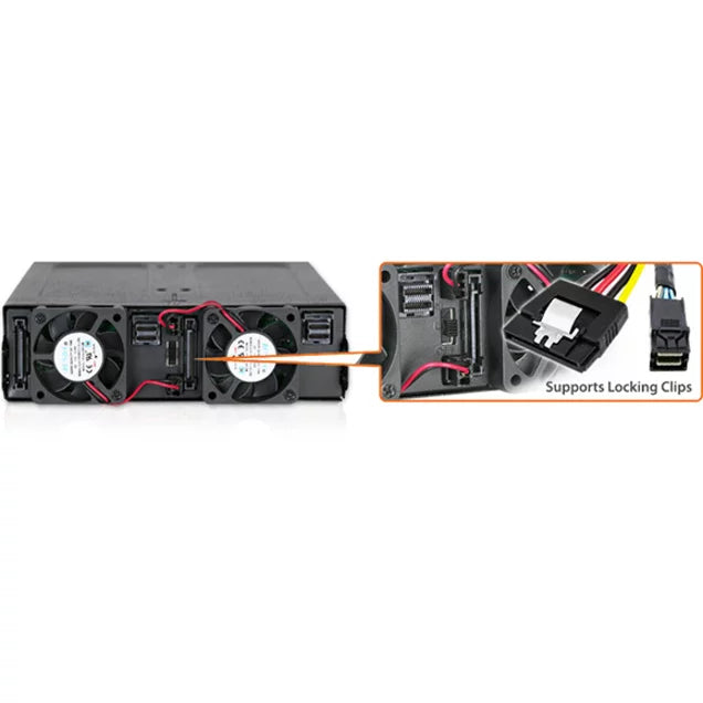 ICY RD MB998IP-B 8x2.5 MiniSAS HD HDD SSD in 1 x 5.25 bay Hot Swap Backplane