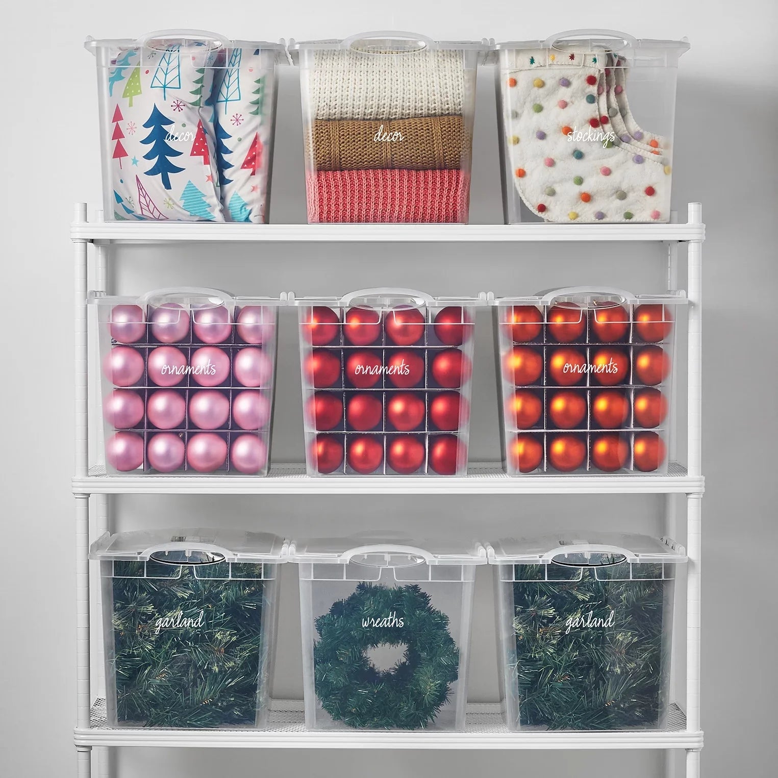 The Home Edit Christmas Light Storage Organizer, Set of 2