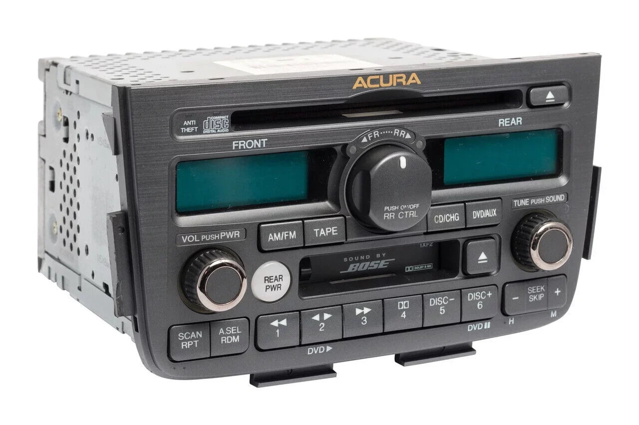 03 04 Acura MDX Radio 6 Disc CD Cassette Player Player 39100-S3V-A610