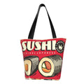 Lukts Sushi Retro Sign Tote Bag,Shoulder Bag Women'S Hobos Handbags Large Capacity Shopping Bag