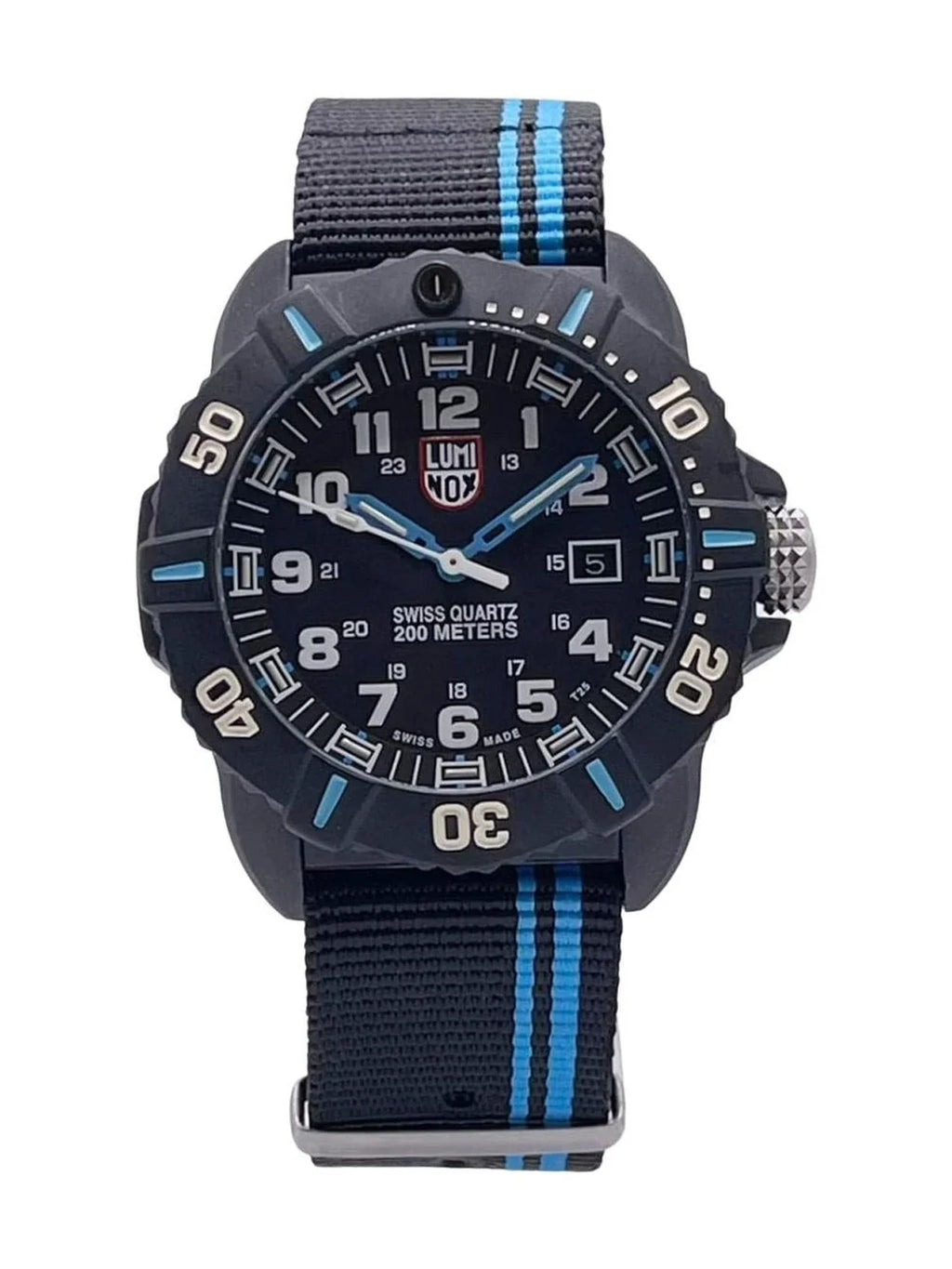 Pre-owned Luminox Coronado Series 3020 Carbon Mens Quartz Watch XS.3023 (Good)
