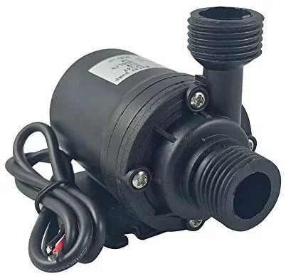 DC 12V Brushless Water Pump 1/2'' Male Thread Centrifugal Submersible Pump 800L/H 210GPH 4M/13ft for Fountain Solar Panel Pond Aquarium Water Circulation System