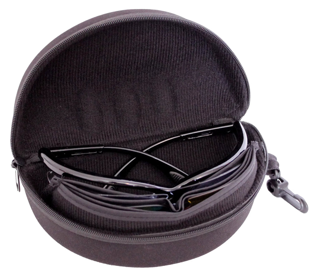 Python RG Multi Lense Racquetball/Squash/Pickleball Eye Protection w/free case (Eyewear, Goggle, Eyeguard) - Dark