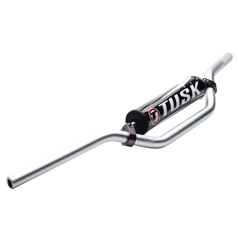 Tusk T-10 Aluminum 7/8" Handlebar RM Mini Bend Silver For LEM CR3 1997