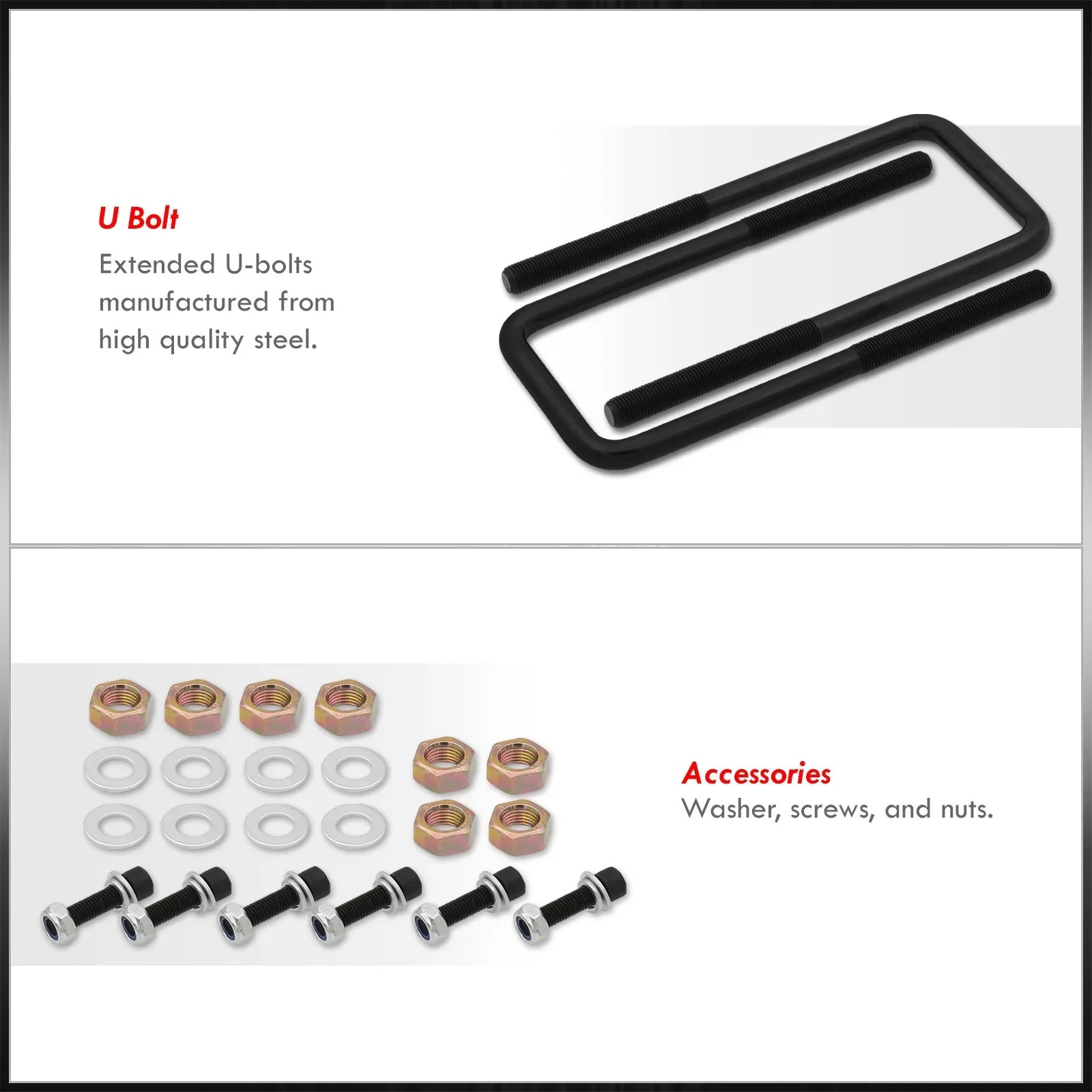 AJP Distributors 2" Front 2" Rear Leveling Lift Kit Spacer SL Compatible/Replacement For Chevrolet Chevy Silverado GMC Sierra 2007 2008 2009 2010 2011 2012 2013 2014 2015 2016 2017 2018 2019 2020 2021