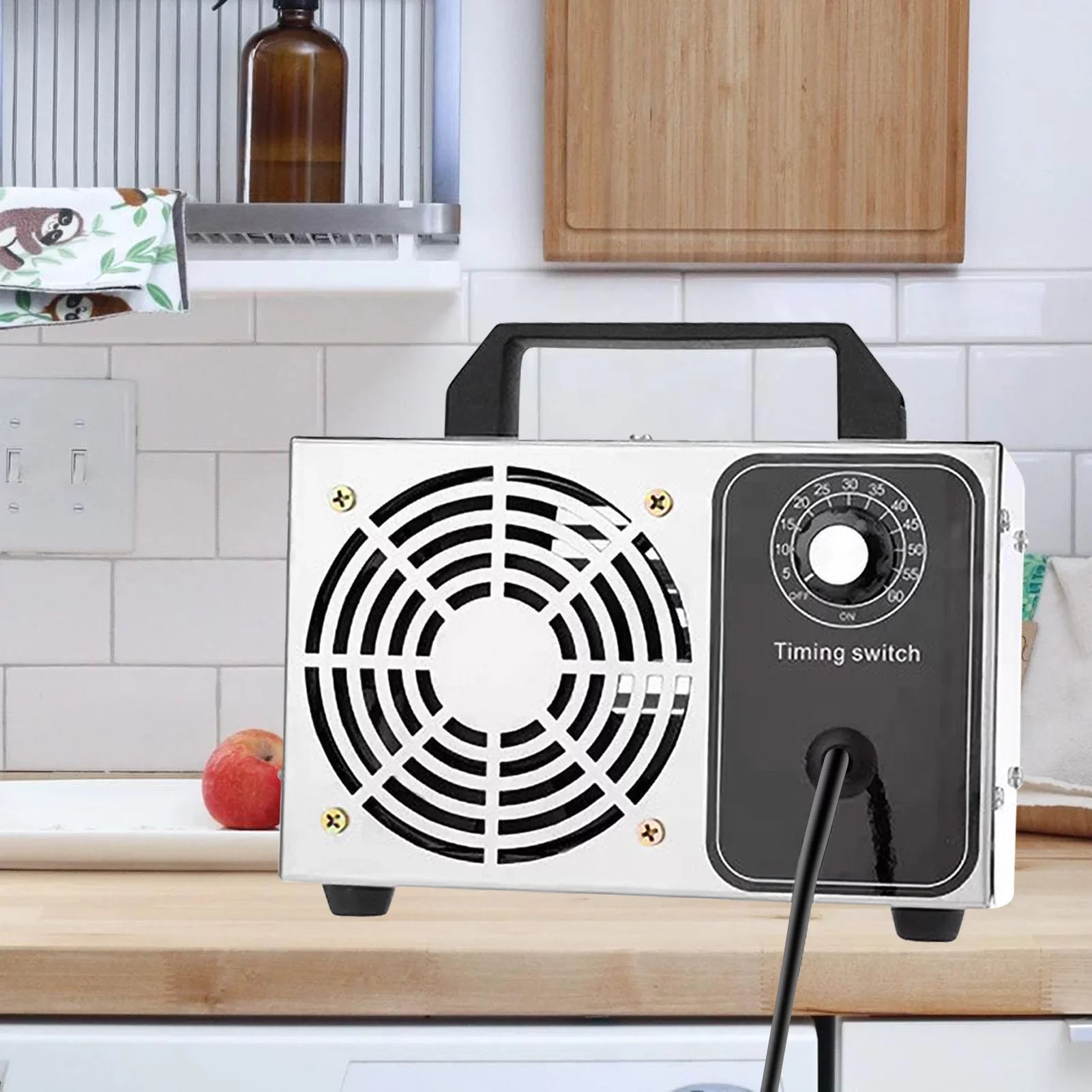 Tomfoto Generator 32g/h Machine O3 Air Purifier Air Deodorizer for Home Kitchen Office Car
