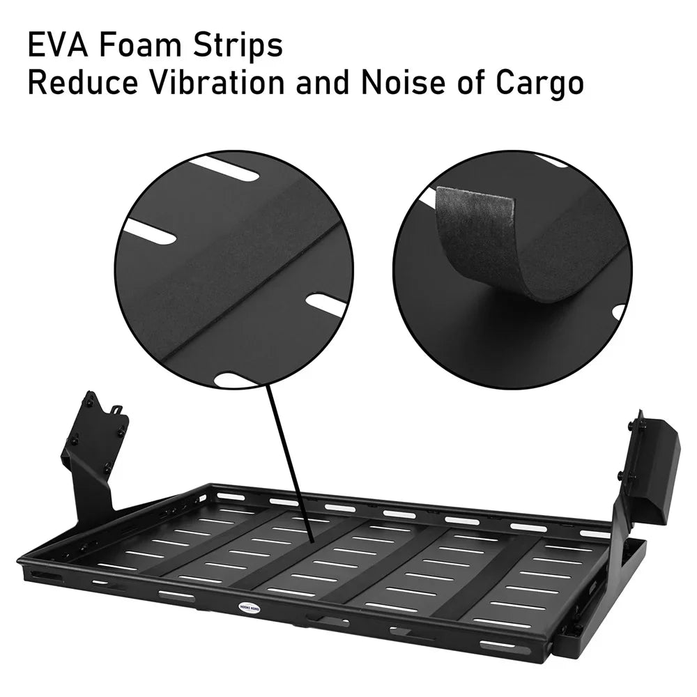Hooke Road Rear Cargo Basket Rack Luggage Box Fit Ford Bronco 2021-2023 4-Door Jet
