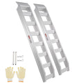 BENTISM Aluminum Truck Loading Ramps 8810 lb/4 Ton 72" x 15" Durable Flat Ends Non-slip Portable Truck Ramps for Tractors ATVs UTVs Motorcycles Vehicle