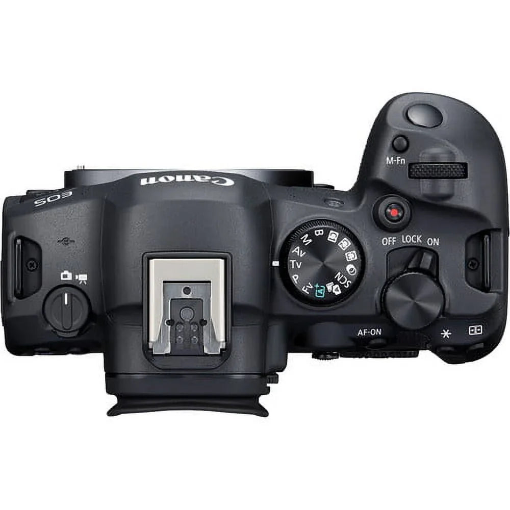 EOS R6 Mark II Mirrorless Camera with 24-105mm f/4-7.1 Lens (5666C018) + 64GB Memory Card + Case + Corel Photo Software + LPE6 Battery + External Charger + Card Reader + More