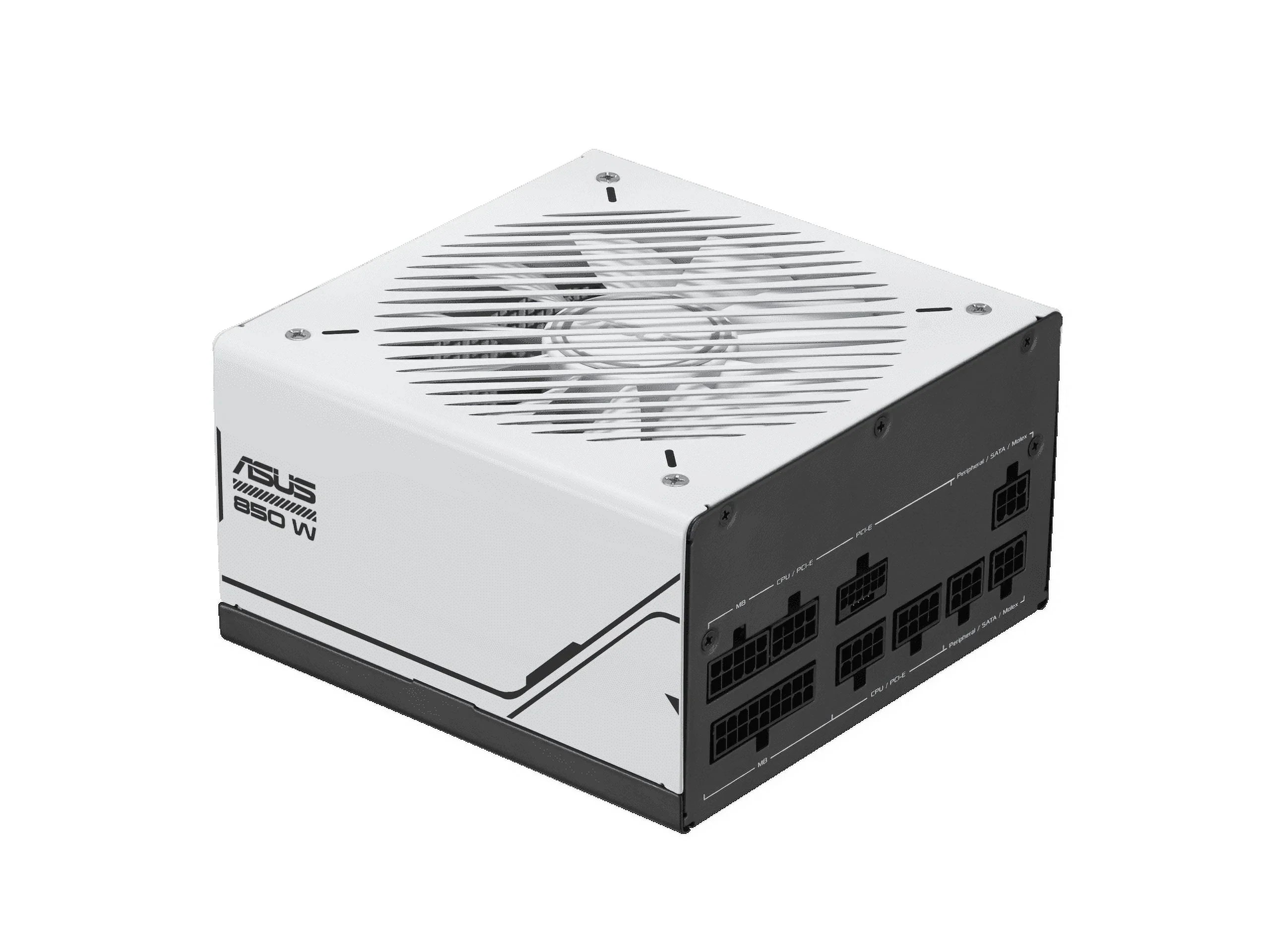 Prime 850W Gold (850 Watt, ATX 3.0 Compatible, Fully Modular Power Supply, 80+ Gold Certified, Dual Ball Bearings, Two Color Options in One, 8-Year Warranty)