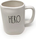 Rae Dunn White DOCTOR HERO Ceramic Mug with Dark LL Letter Tea Mug