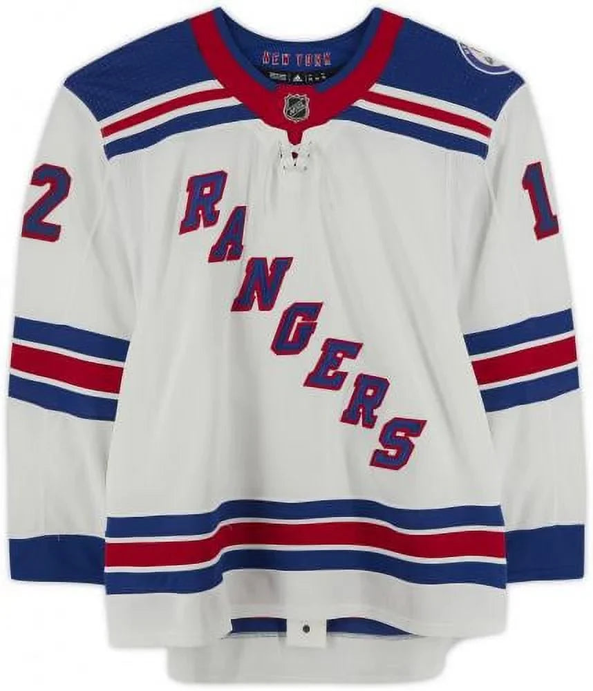 Patrik Nemeth New York Rangers Game-Used #12 White Round 1 Jersey Worn During the First Round of the 2022 Stanley Cup Playoffs vs. Pittsburgh Penguins on May 7, 9 and 13, 2022 - Size 58 - Fanatics