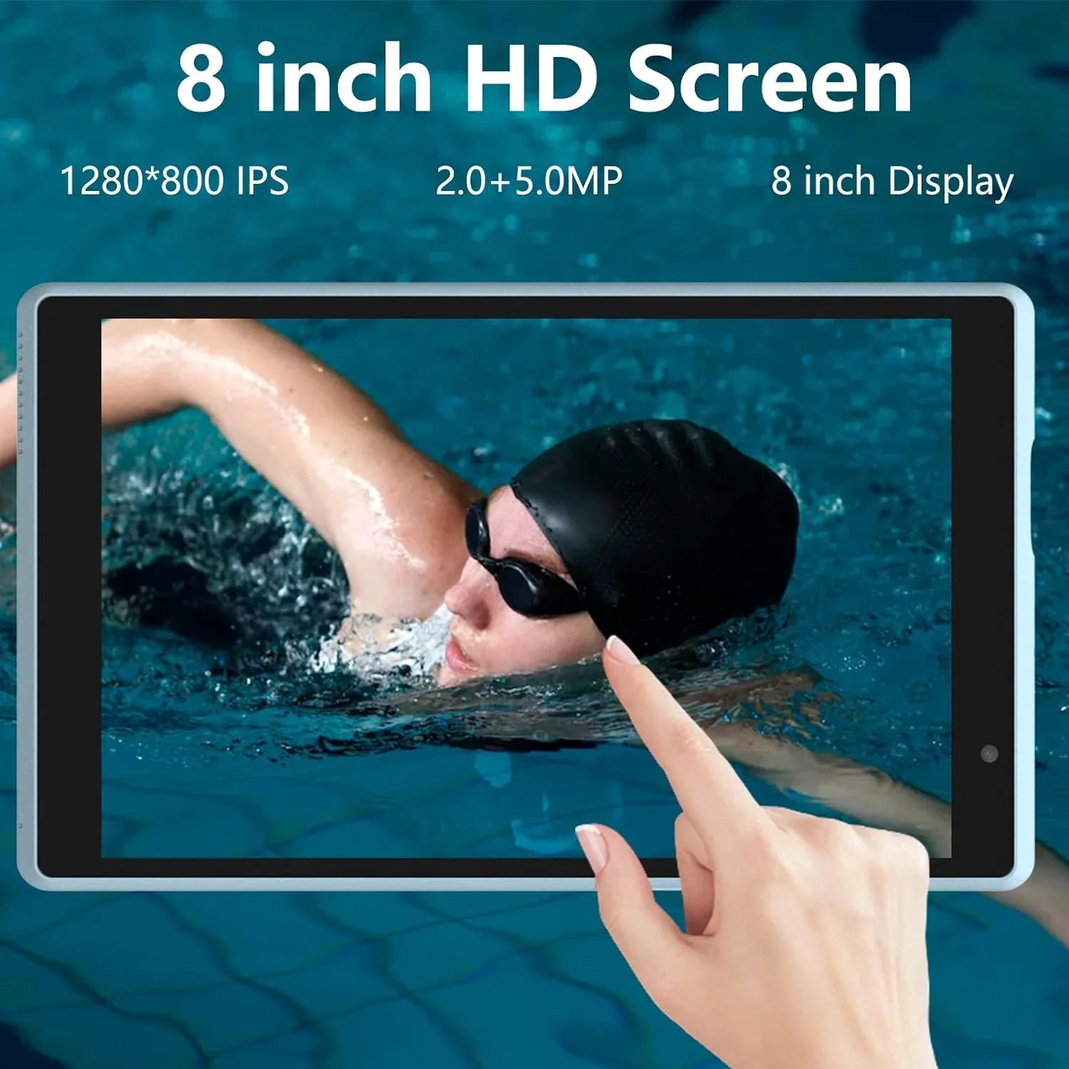 Tablet Android 11 Tablets, 8 inch Tablet 2GB RAM, 32GB ROM Support 512GB Expand Computer Tablet PC, Quad-Core Processor, IPS Touch Screen, 2+5MP Dual Camera, 4300mah Battery, Wifi Tableta