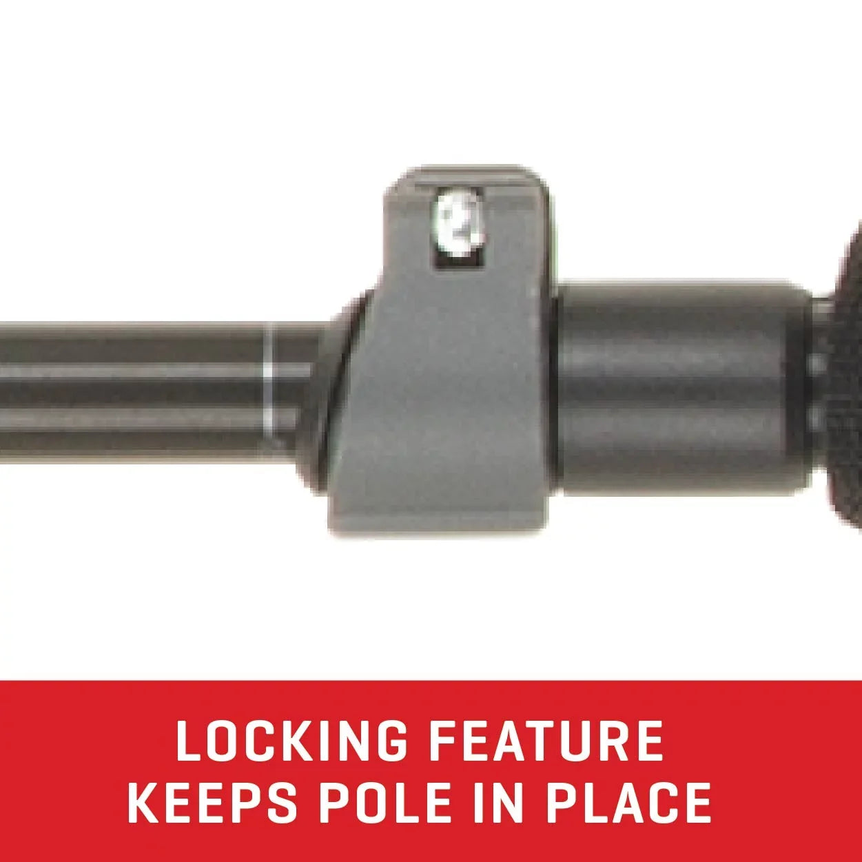Allen Company Backcountry Hunting Monopod Shooting Stick, Adjusts 55" to 62" Tall, Dark Aluminum, 1 ct
