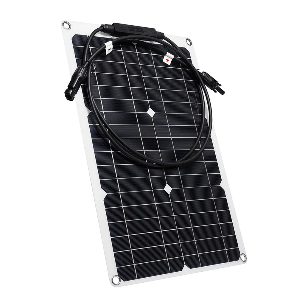 Dadypet Monocrystalline silicon panel,Solar Panel Car Battery Rv 20w 18v Portable Kit Waterproof Solar With Output To Output To 12v To 12v Car 12v Car Battery 18v Portable Solar Panel With Output