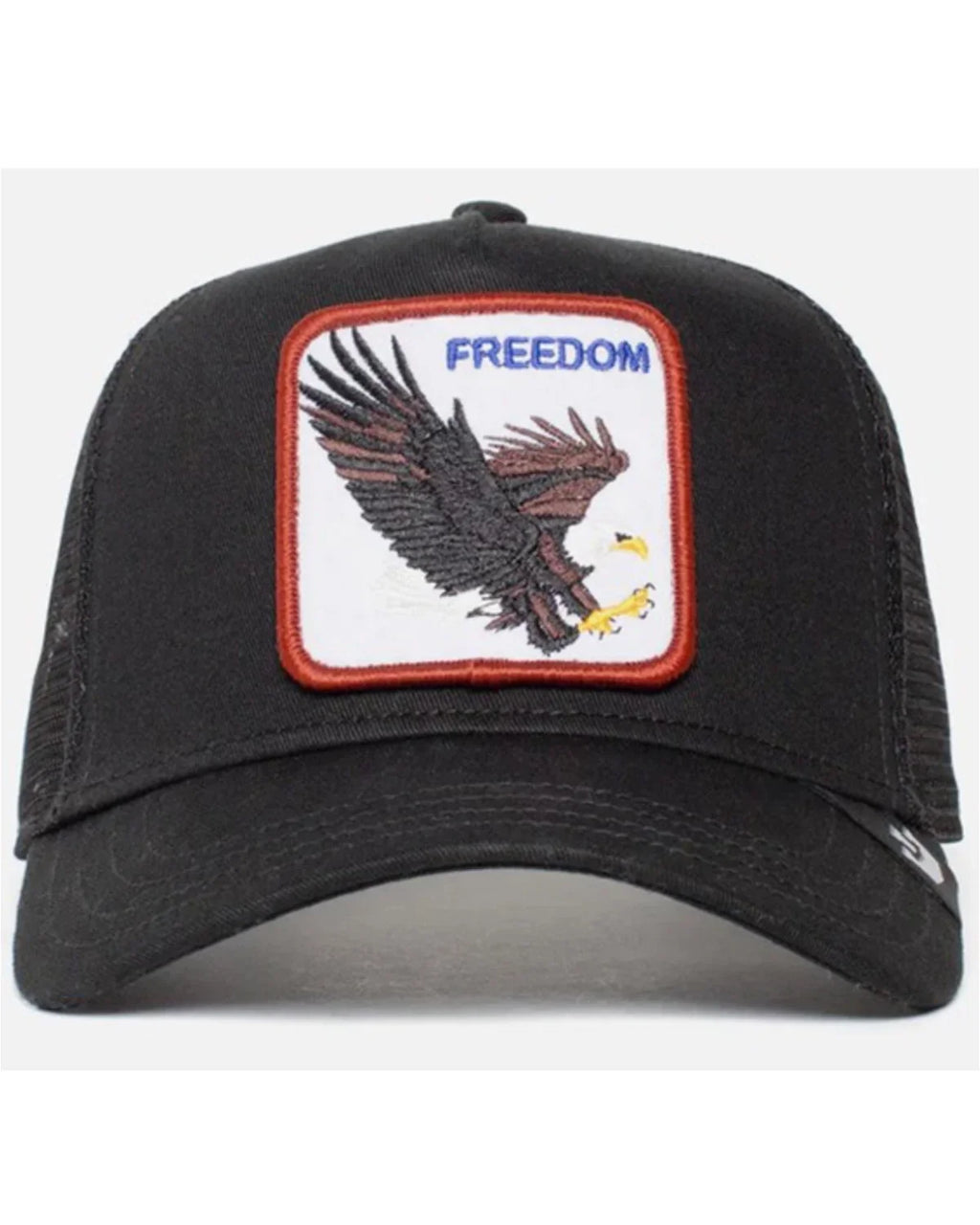 Goorin Bros Men's The Freedom Eagle Trucker Cap Ebony One Size