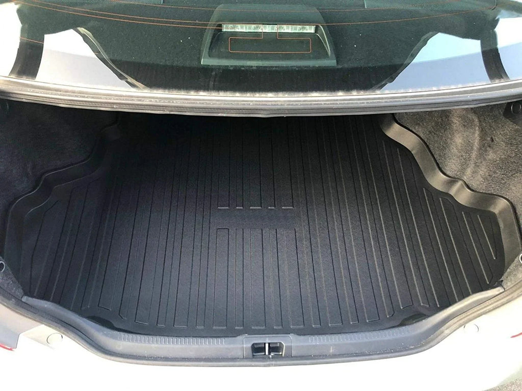 EACCESSORIES EA Cargo Liner – Trunk Mat for Camry 2012-2017 – Weather-Resistant Trunk Mats for Cars with Raised Lip – Non-Slip Car Trunk Mat Rubber – Easy to Install – Laser Pre-Cut Design