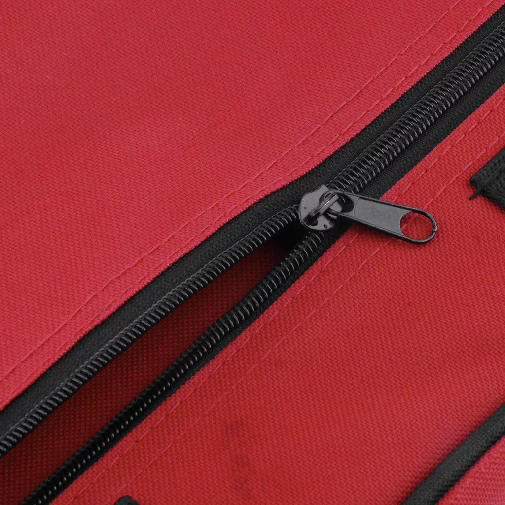 Portable Stadium Seat Cushion with Backs Folding Bleacher Seats Cushion red