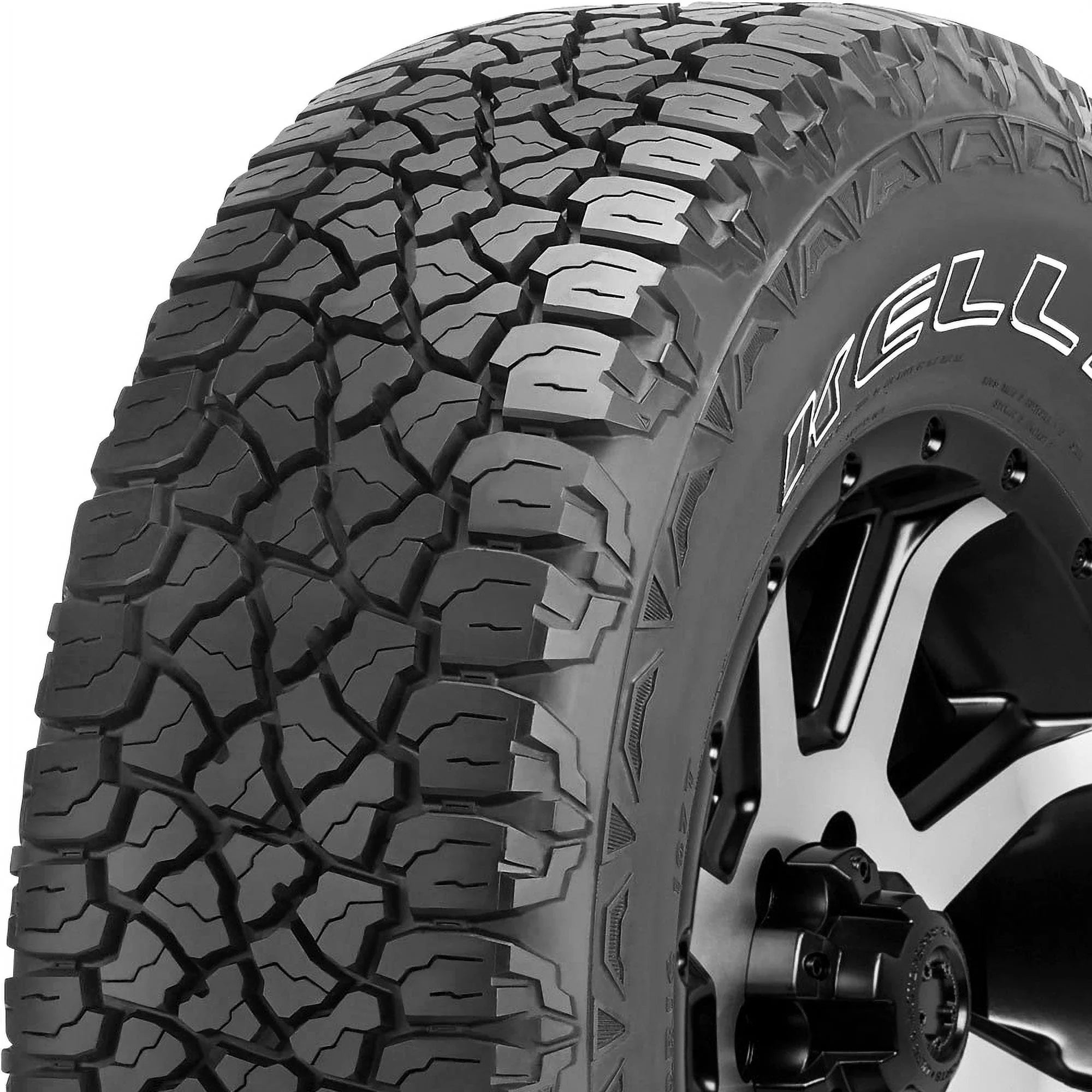 Set of 4 (FOUR) Kelly Edge A/T 265/70R17 115T AT All Terrain Tires Fits: 2014-18 Chevrolet Silverado 1500 WT, 2010-21 GMC Sierra 1500 SLE