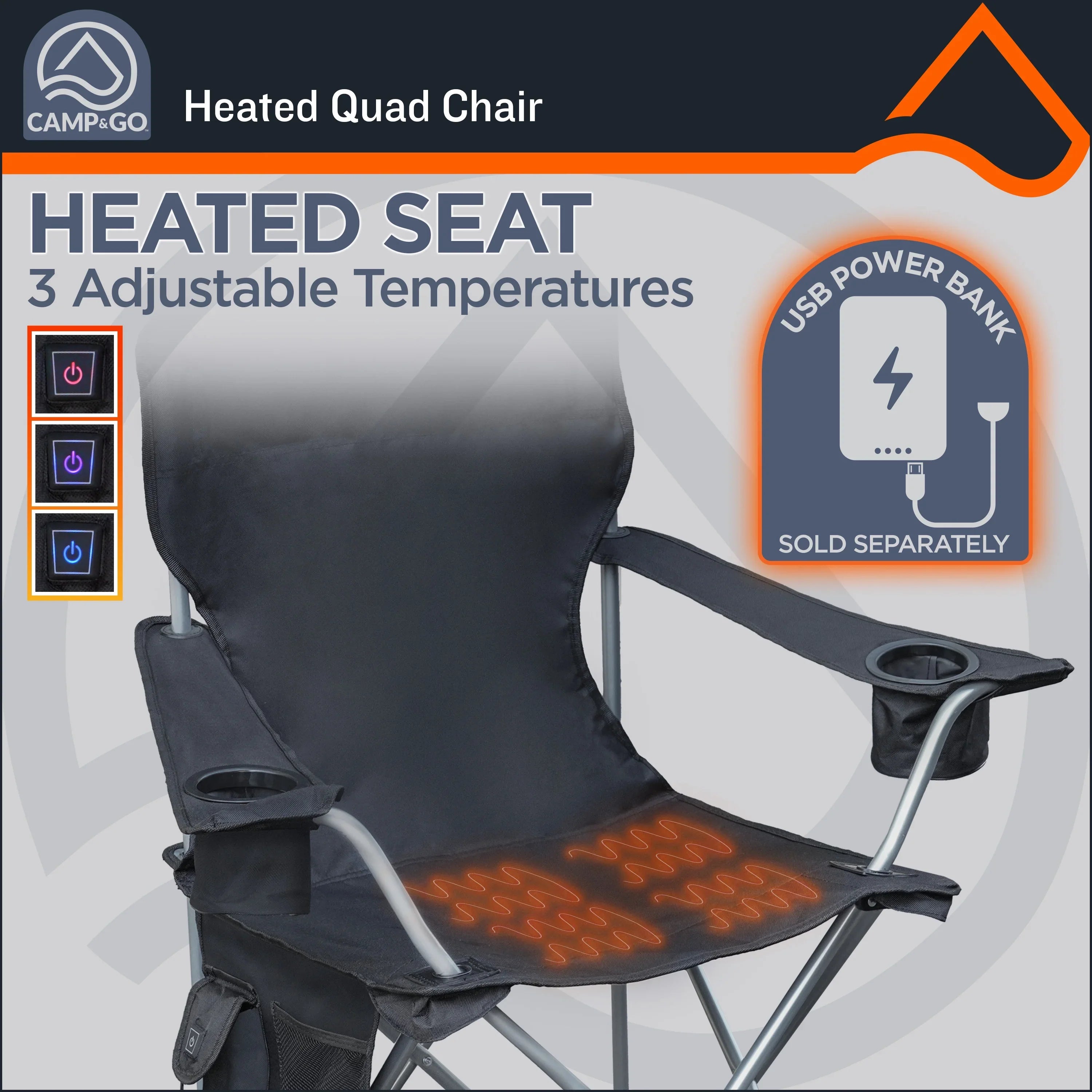 Heated Deluxe Quad chair