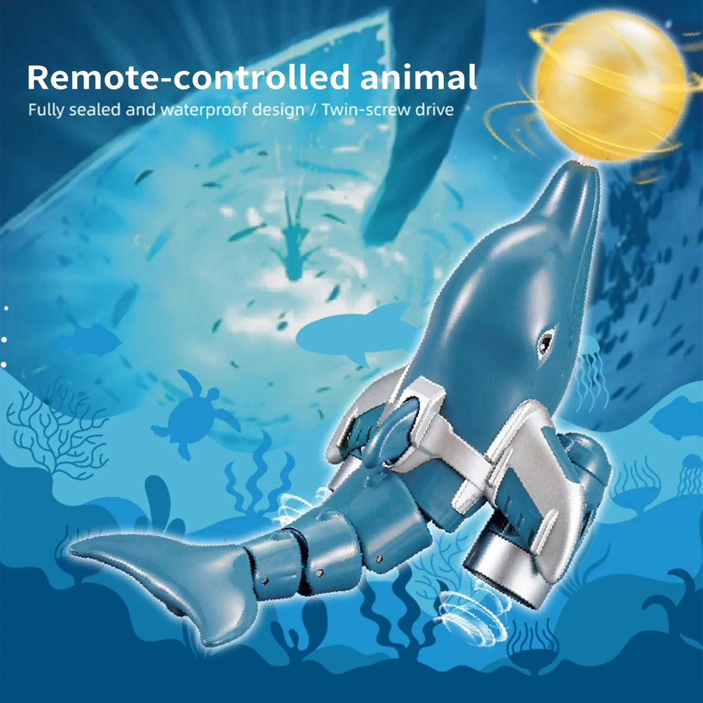 Remote boat,Demo Head Water Waterproof Animal Boat Remote Water Remote Boat Head Ball Head Click Water Dolphin Toy Kids Pool Boat Waterproof /one Animal River Pool Toy Kids