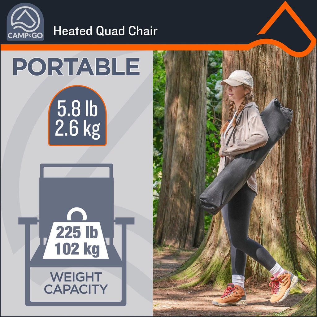 Heated Deluxe Quad chair