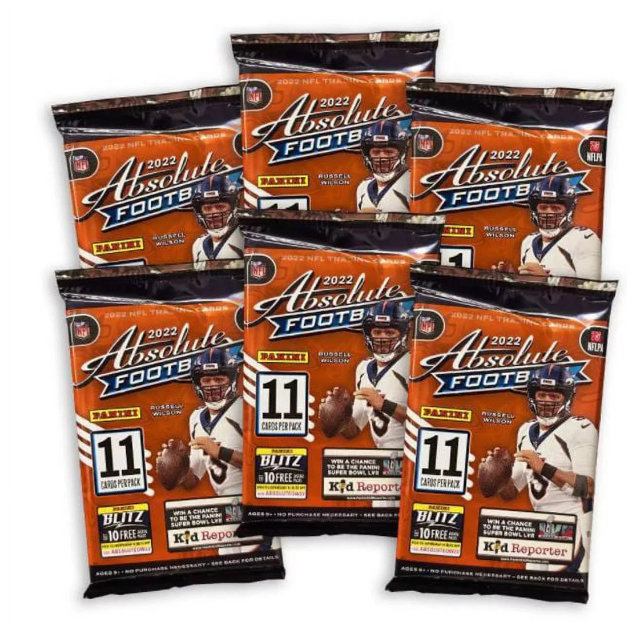 2022 Panini NFL Absolute Football Trading Card Blaster Box
