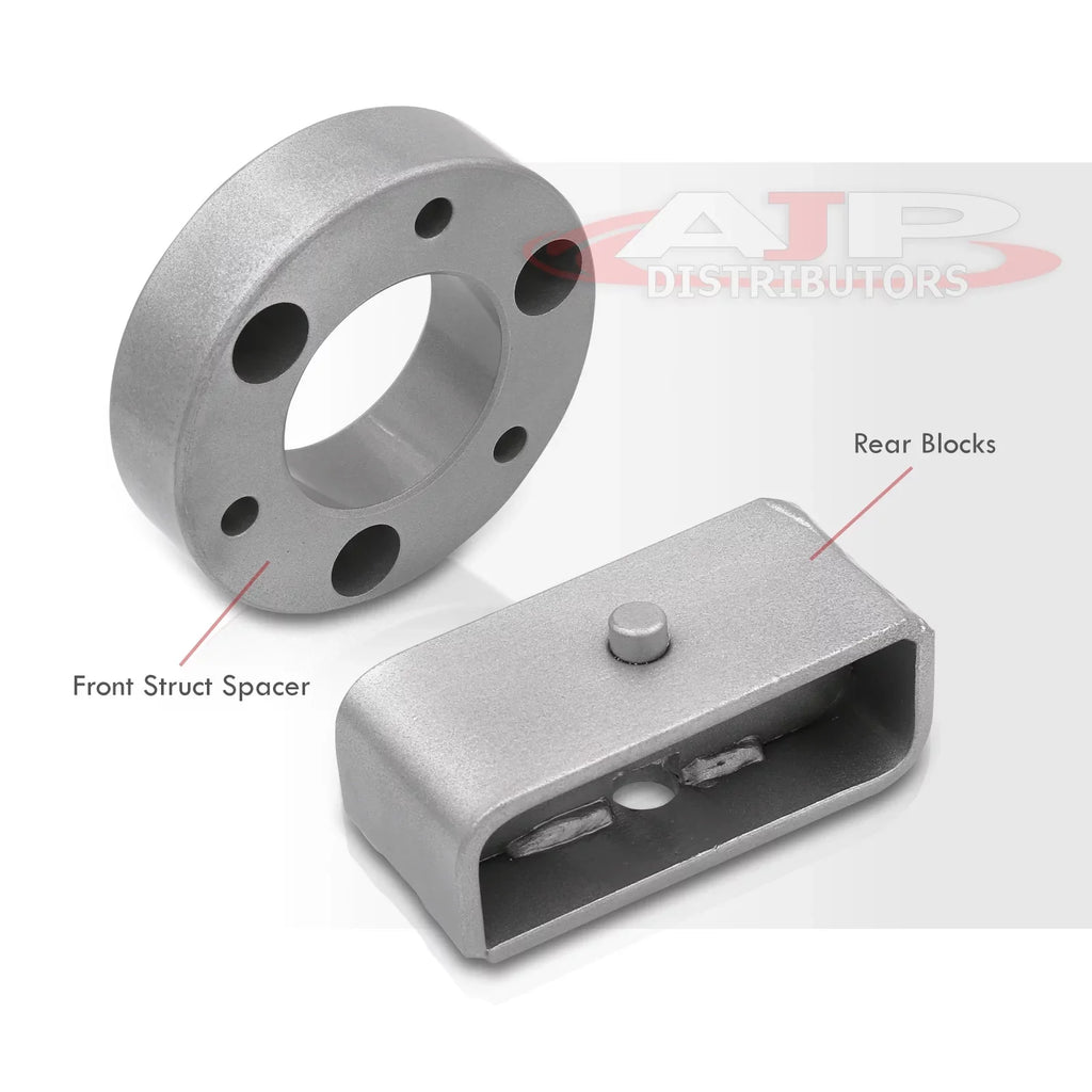 AJP Distributors 2" Front 2" Rear Leveling Lift Kit Spacer SL Compatible/Replacement For Chevrolet Chevy Silverado GMC Sierra 2007 2008 2009 2010 2011 2012 2013 2014 2015 2016 2017 2018 2019 2020 2021