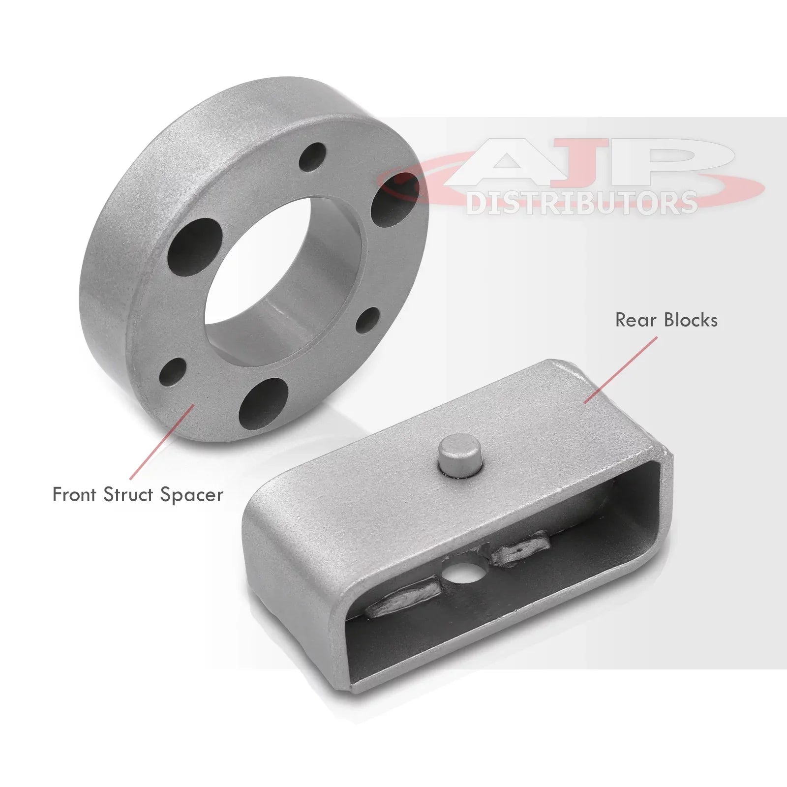 AJP Distributors 2" Front 2" Rear Leveling Lift Kit Spacer SL Compatible/Replacement For Chevrolet Chevy Silverado GMC Sierra 2007 2008 2009 2010 2011 2012 2013 2014 2015 2016 2017 2018 2019 2020 2021
