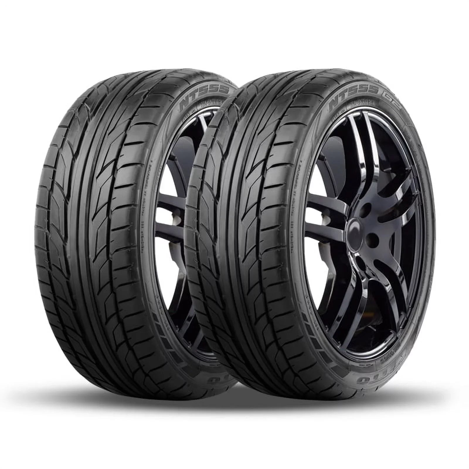 Pair of 2 Nitto NT555 G2 255/35ZR20 97W XL Ultra-High Performance Summer U Tires 211010 / 255/35/20 / 2553520 Fits: 2017-18 Audi Q3 Technik, 2016-17 Buick Regal Sport Touring