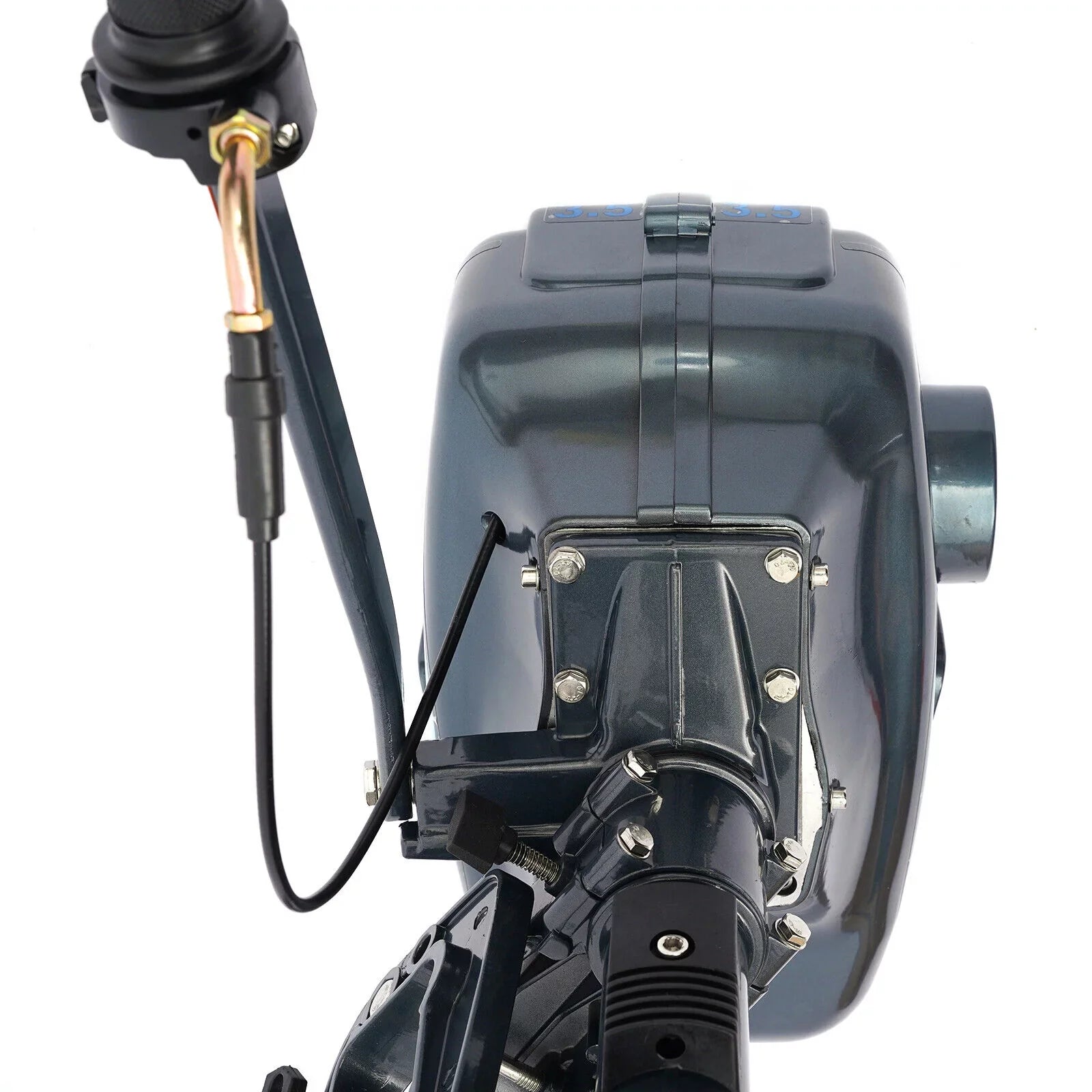 2-Stroke 3.5 Outboard Motor Boat Engine with Water Cooling System Fishing Boat Engine
