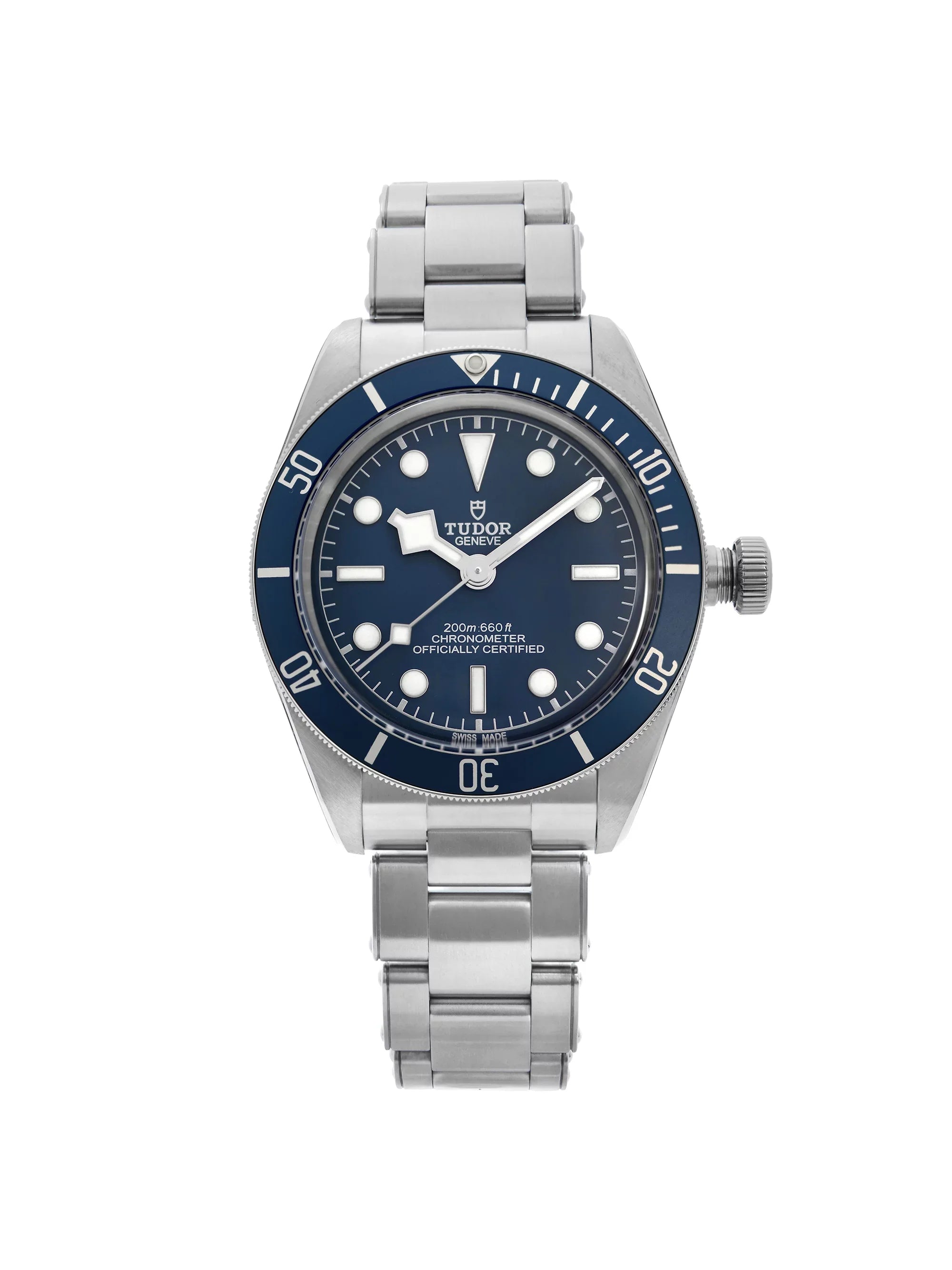 Tudor Ebony Bay Fifty-Eight Steel Blue Dial Automatic Mens Watch M79030B-0001
