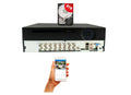 Evertech 16 Channel Digital Video Recorder H.265 Hybrid 4in1 AHD TVI CVI Analog CCTV Security Camera DVR 8TB HDD